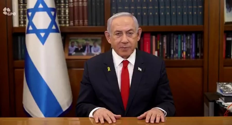 Prime Minister Binyamin Netanyahu appealing to Iranians.