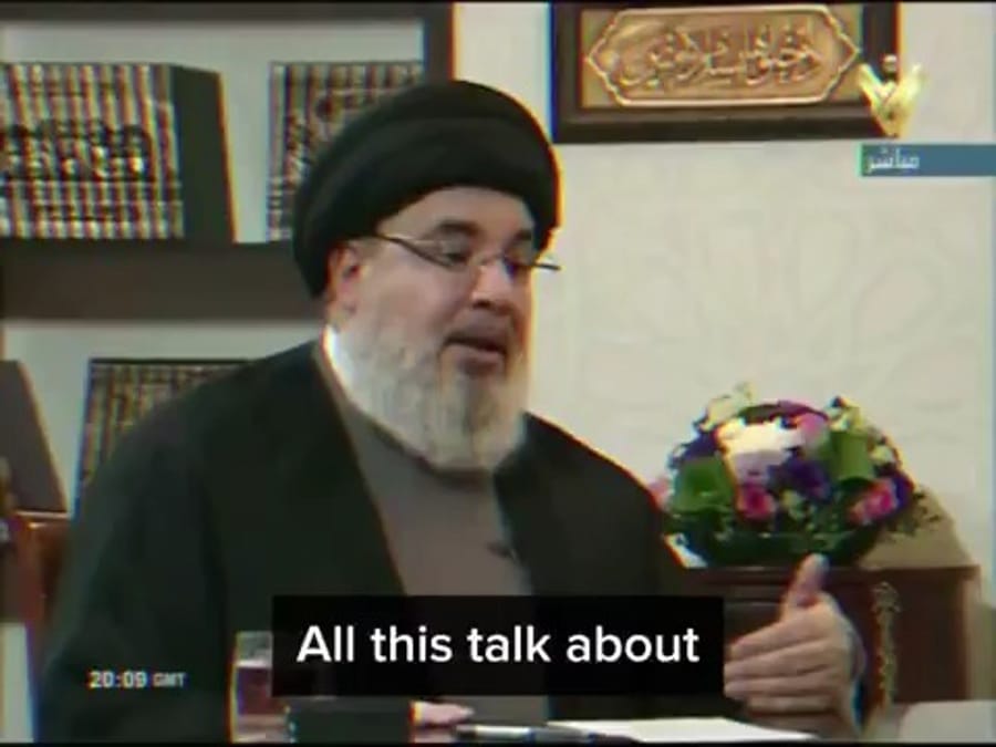 Nasrallah's prediction vs. reality.