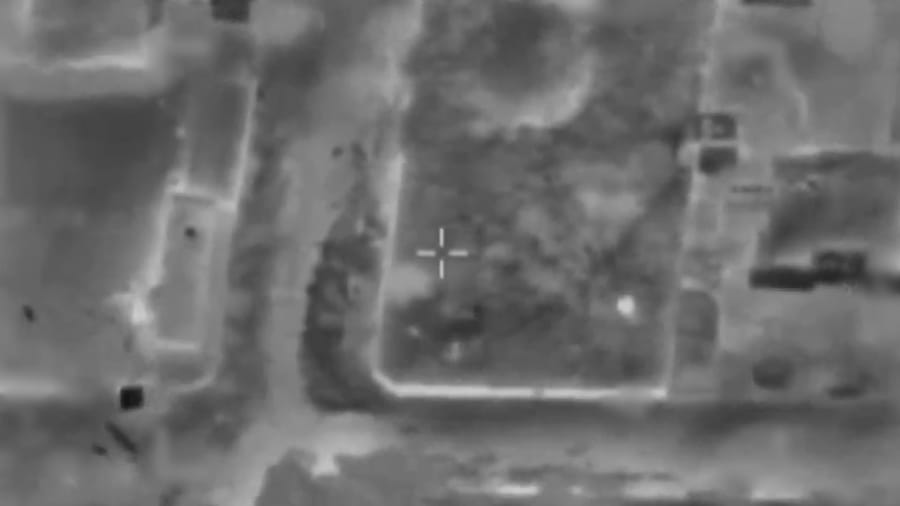 Blowing up Hamas rockets.