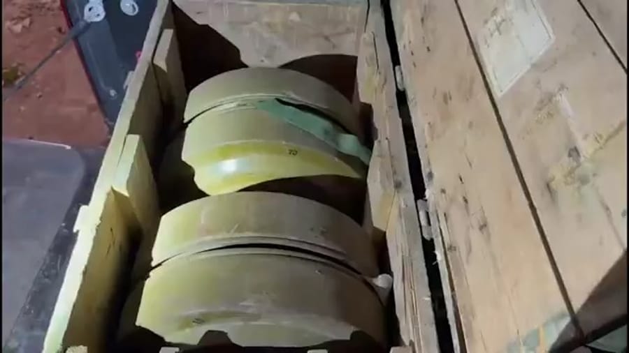 Weapons cache from Syrian Hermon
