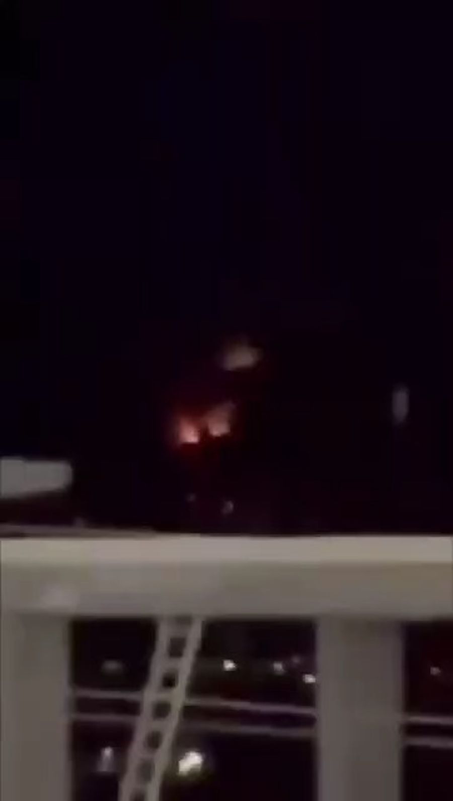 Video from tonight's strikes