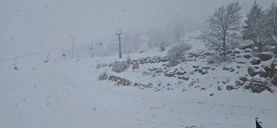 Mount Hermon in the snow