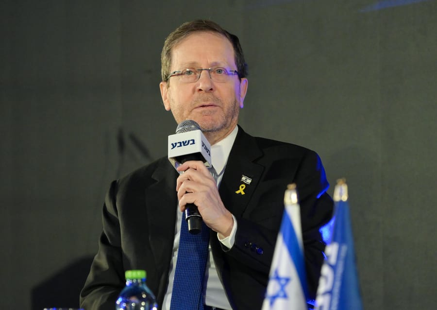 President Isaac Herzog.