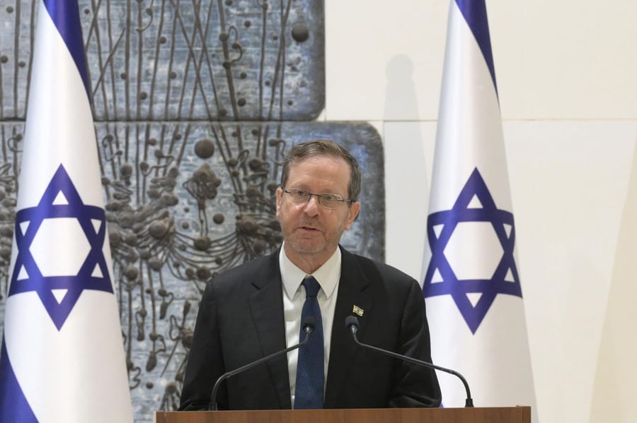 President Isaac Herzog.