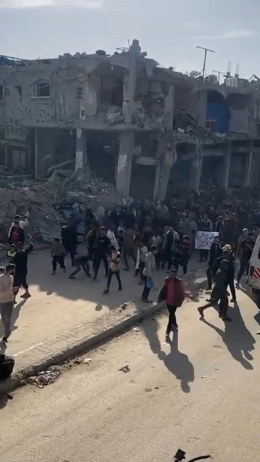 "No, no to al-Jazeera. The people have spoken the truth."
