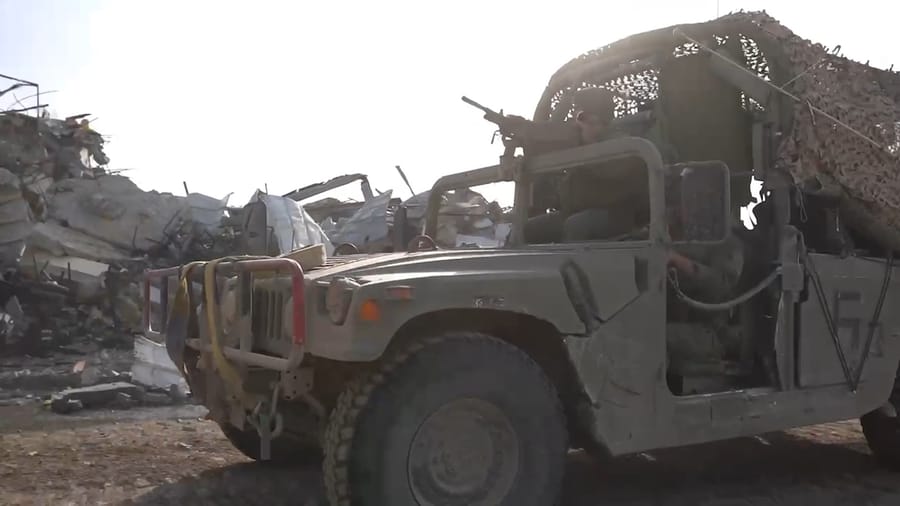 IDF soldiers operating in Tel Sulatn