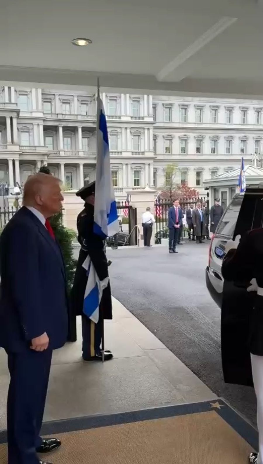 Trump meeting Netanyahu
