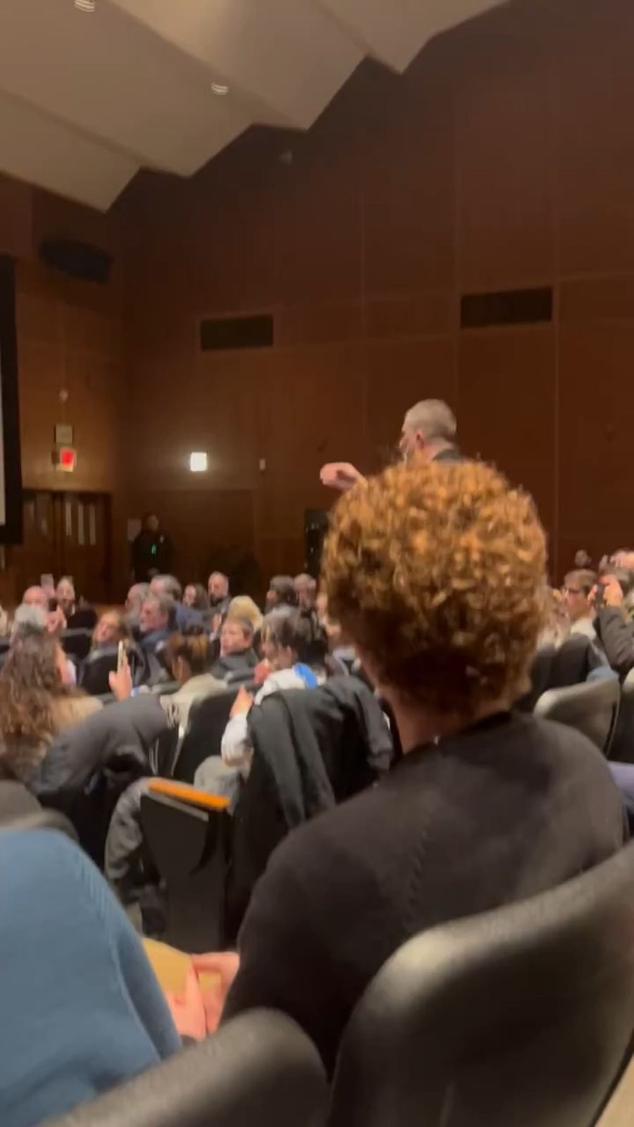 Disruption of Naftali Bennet's speech at Princeton