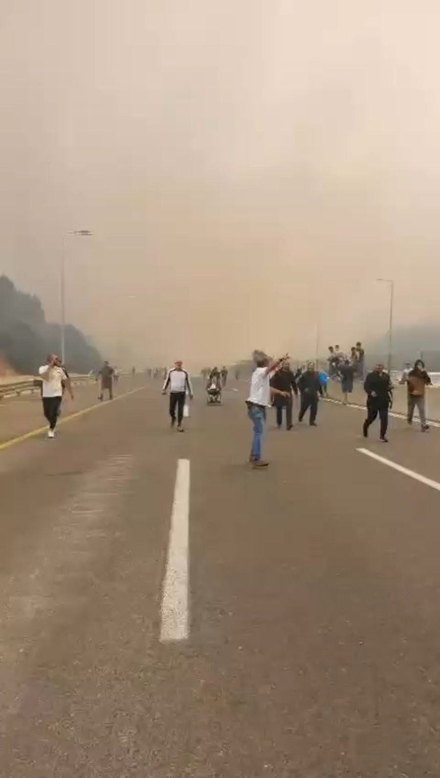 Scene of the fire on Road 1