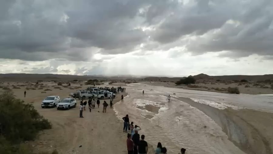 Flooding in South Israel