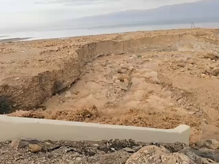 Flooding in South Israel