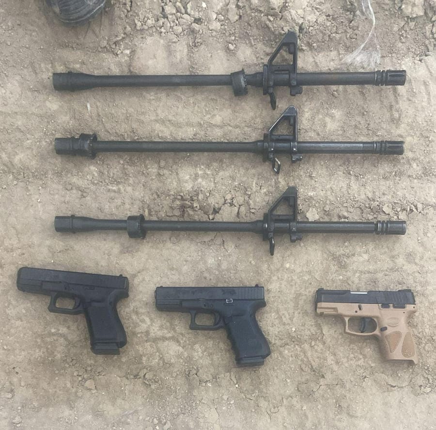 Foiled Smuggling Attempt: Three Pistols and Combat Gear Intercepted