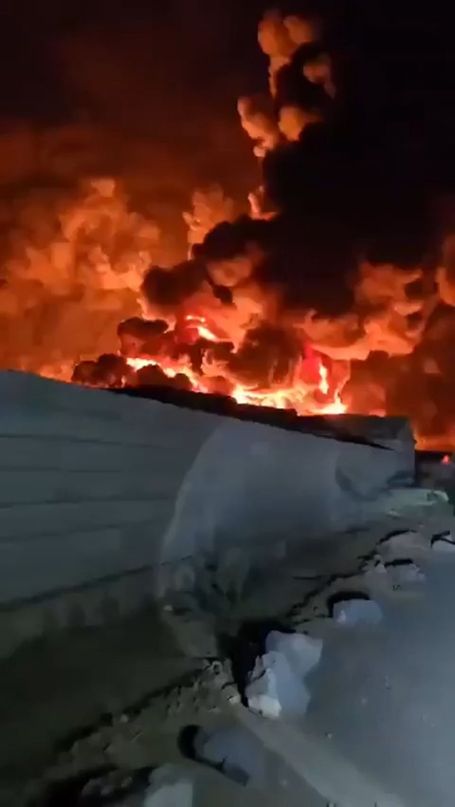 Yemen burning.