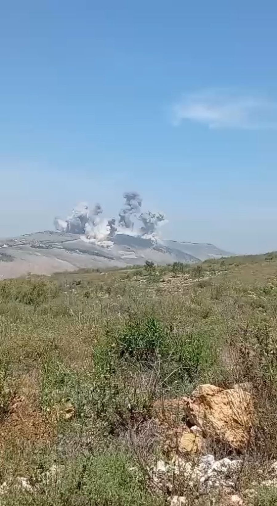 IDF attacks in Lebanon today