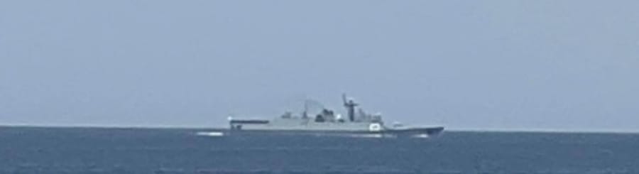 UNIFIL Warship Sighted Off Lebanon’s Ein al-Marisa Coast