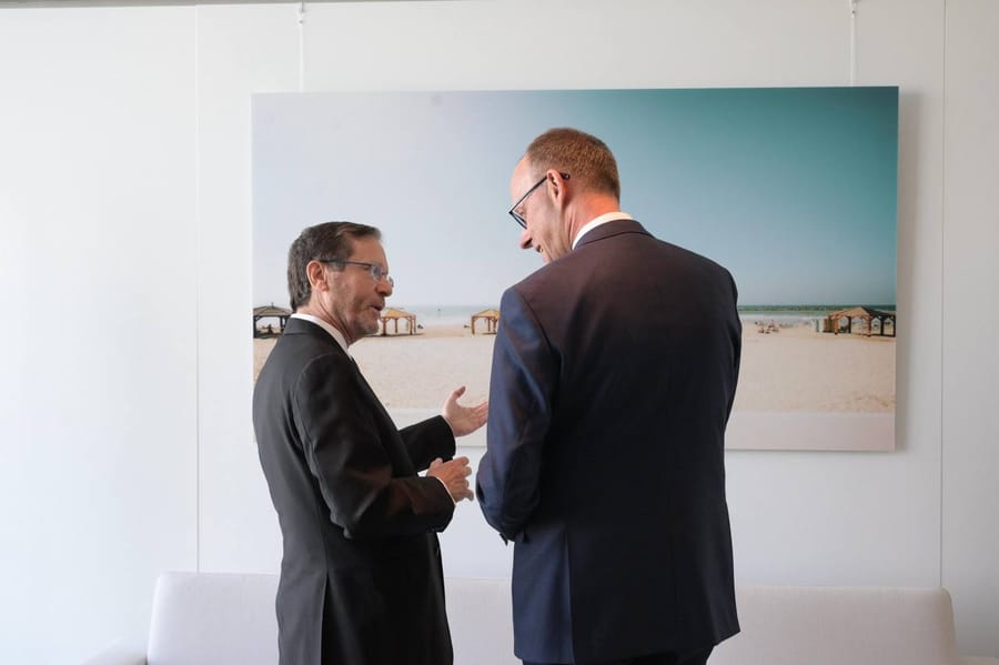 President Herzog met with Germany’s new Chancellor Friedrich Merz 