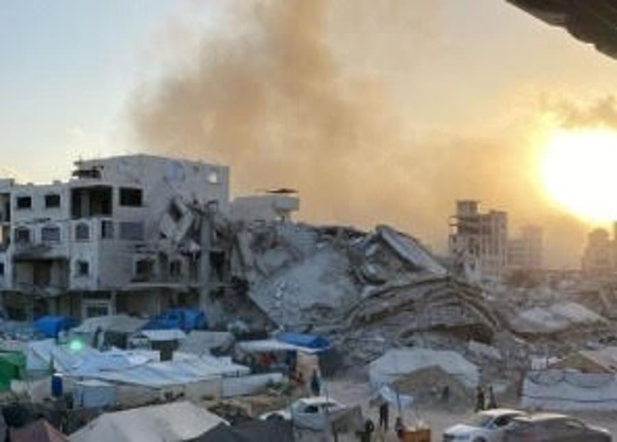 IDF striking Beit Hanoun in the northern Gaza, local media reports