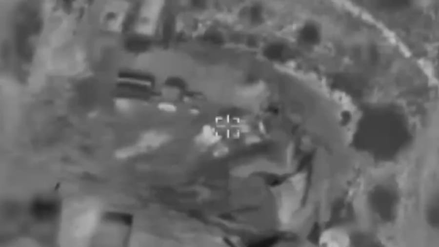 Striking a Hezbollah terrorist.
