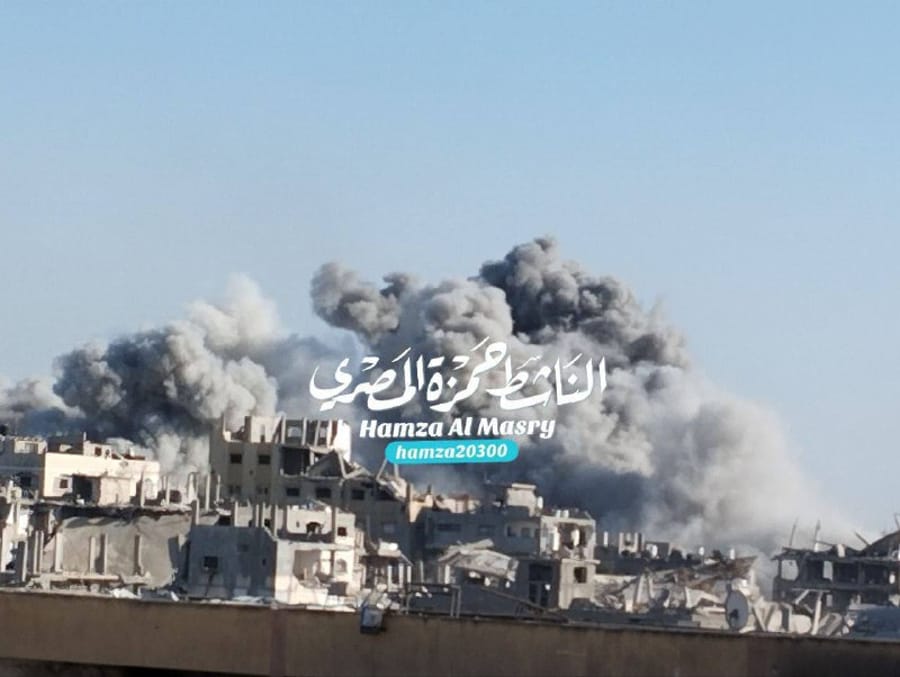 Gaza Reports: IDF Striking Al-Faluja Cemetery Area in Western Jabalia