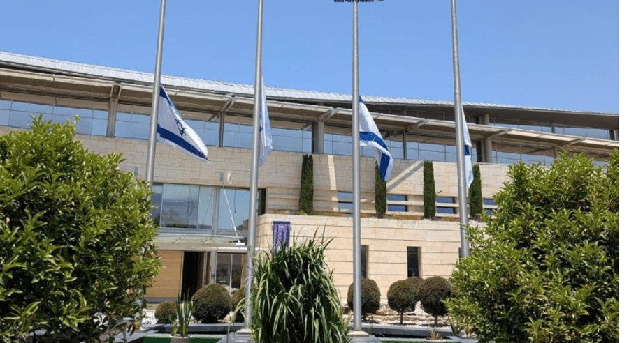 Israeli Flags Lowered to Half-Mast at Foreign Ministry and Embassies Worldwide