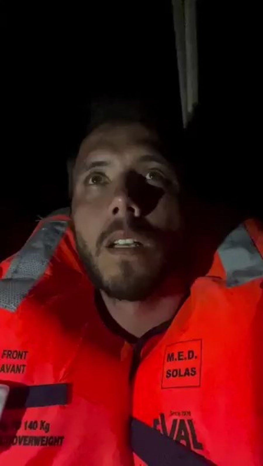 Calling for help from the flotilla