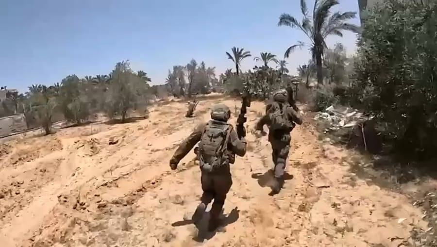 IDF soldiers in Gaza.