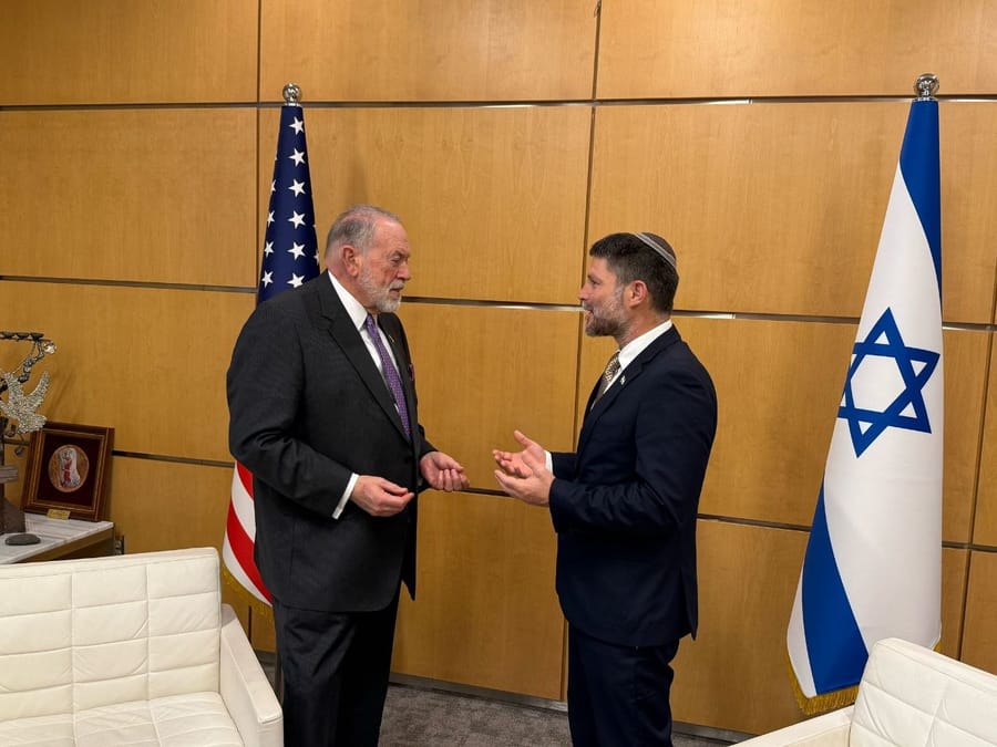 After he was sanctioned, Finance Minister Smotrich met with US Ambassador Mike Huckabee