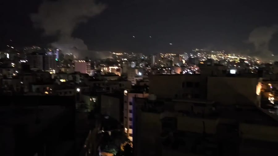 Fire in Tehran.