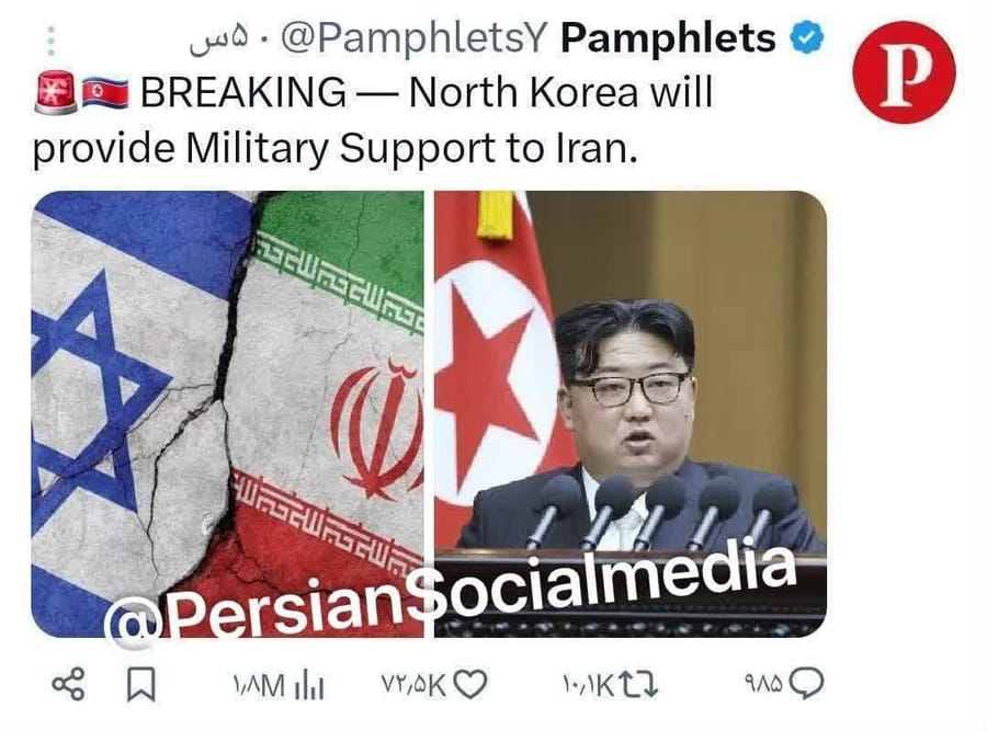 North Korea Backs Iran: Evil Finds Its Twin