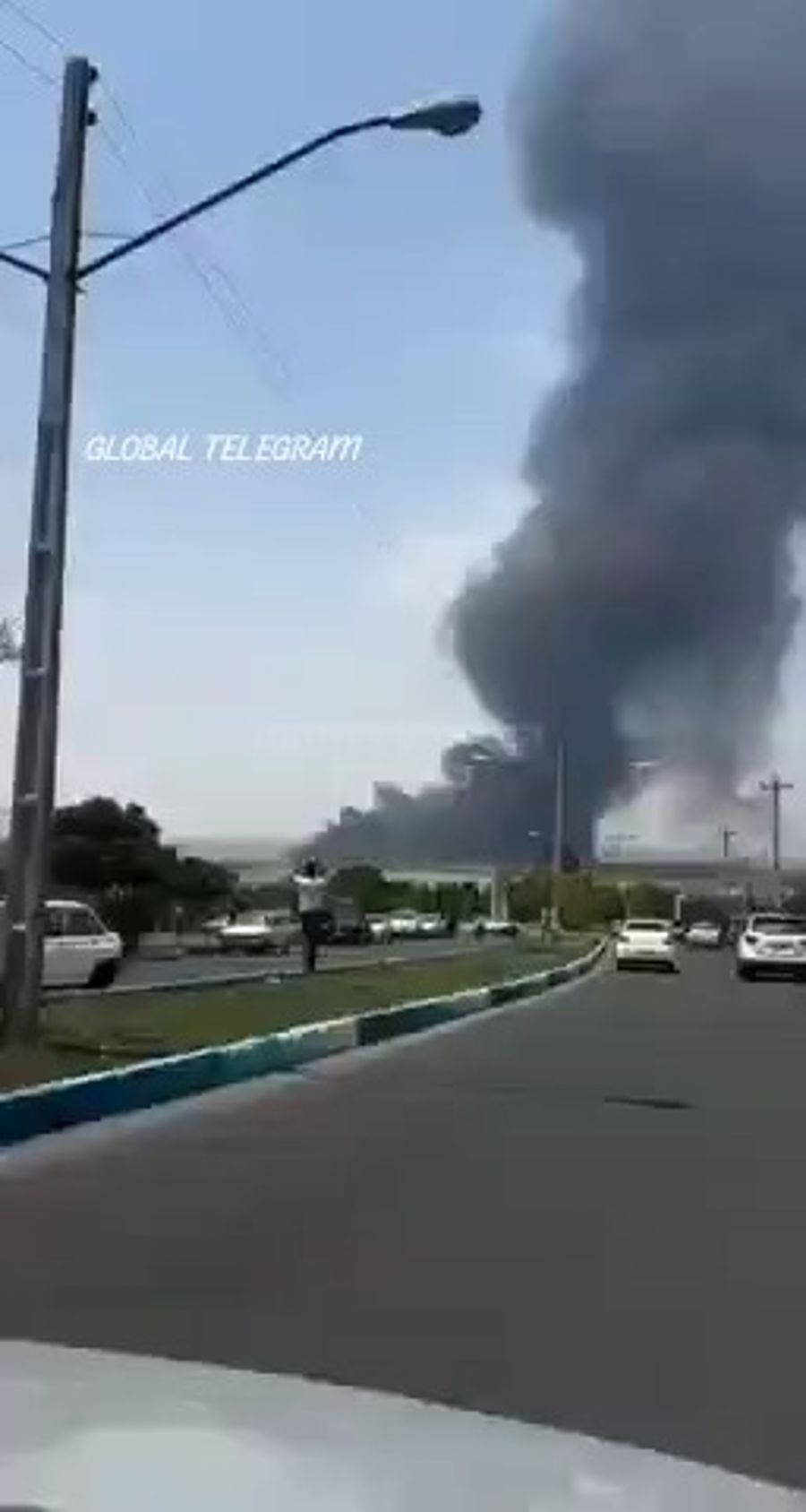 The IDF is also striking a missile storage facility in Shiraz.