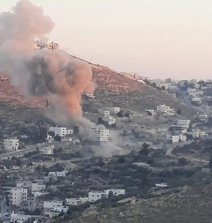 Report and Footage: Impact Near Hebron