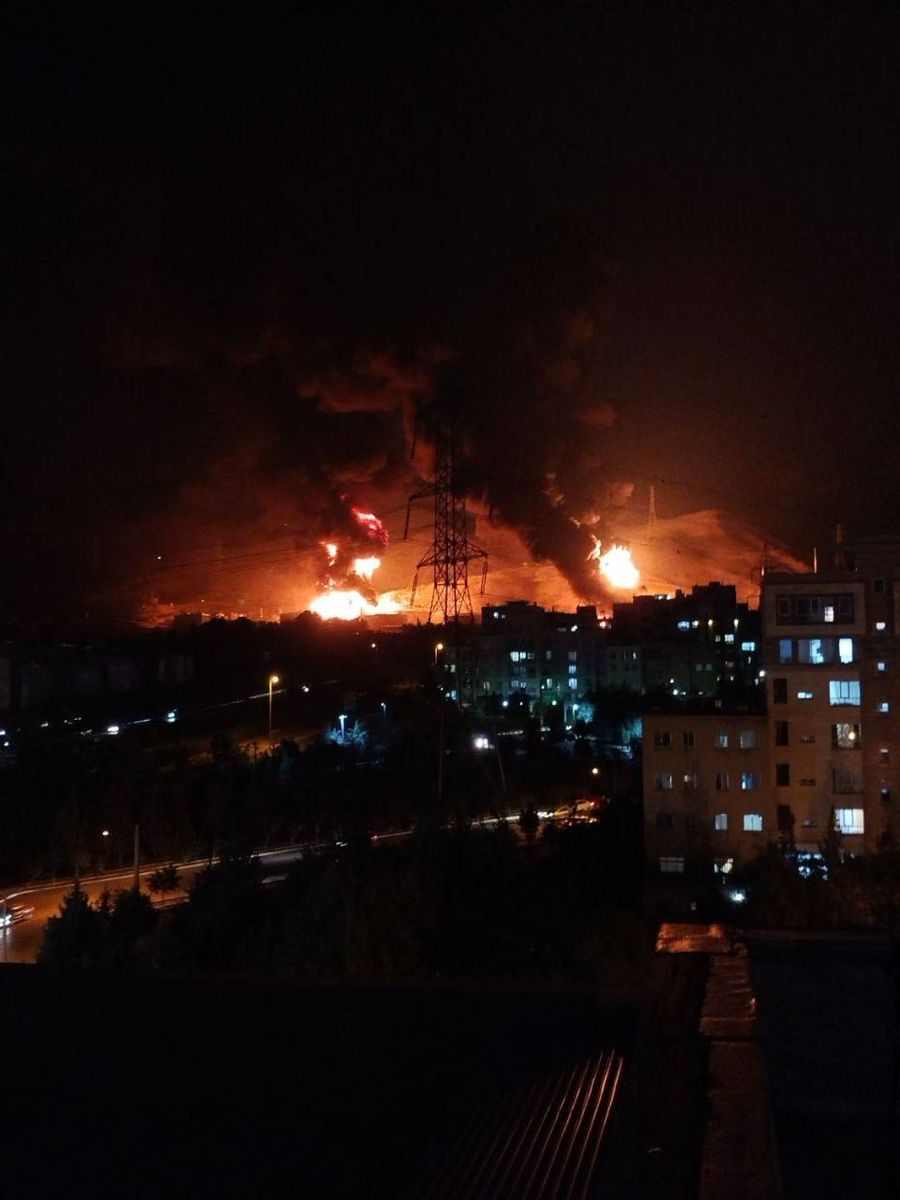 Tehran Report: An Israeli airstrike reportedly targeted a major fuel terminal in Tehran.