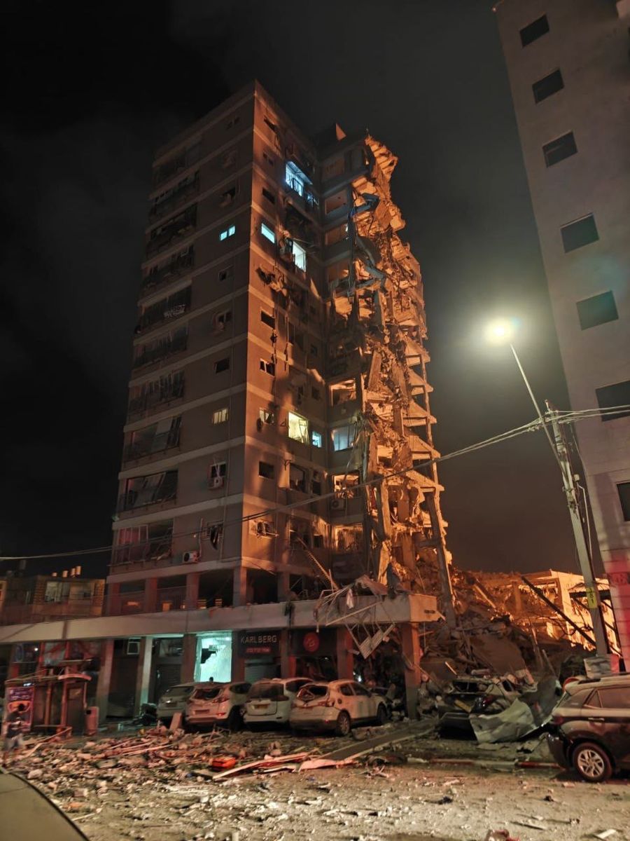 Missile Impact Site in Bat Yam Identified