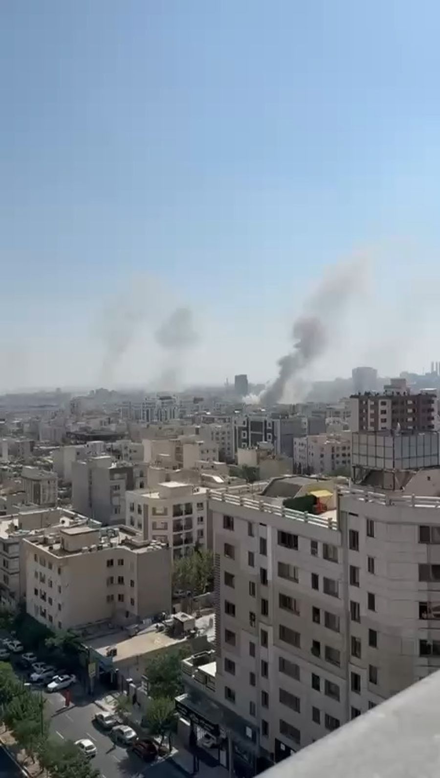 Watch: Tehran Engulfed in Smoke from All Sides — Israel Launches Largest Strike of the Century