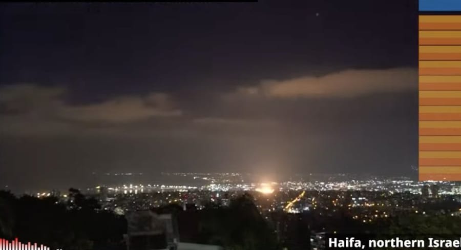 Ballistic Missile Direct Hit - Haifa Area