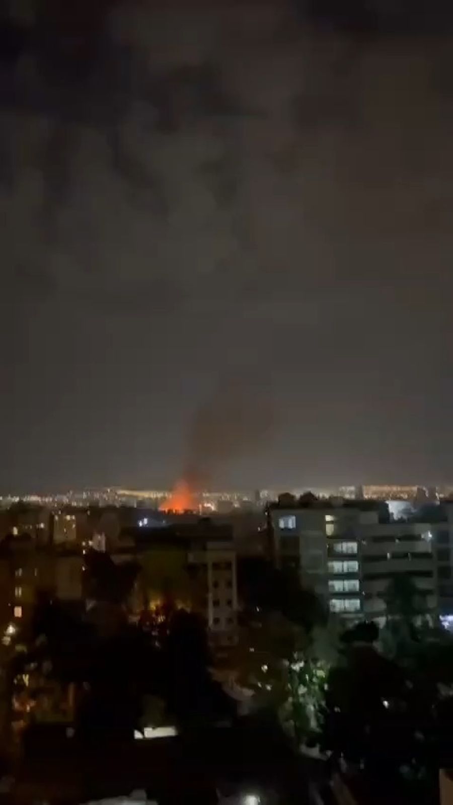 Iran burning.