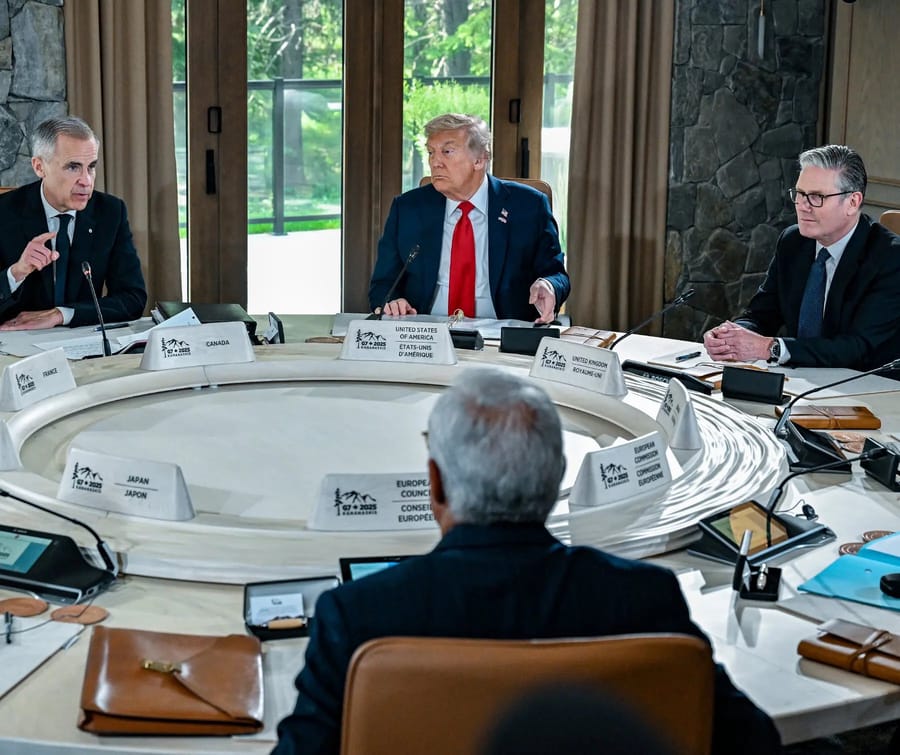 At G7 Summit, Trump Says “We’re Well on Our Way” to Stopping Iran’s Nuclear Program
