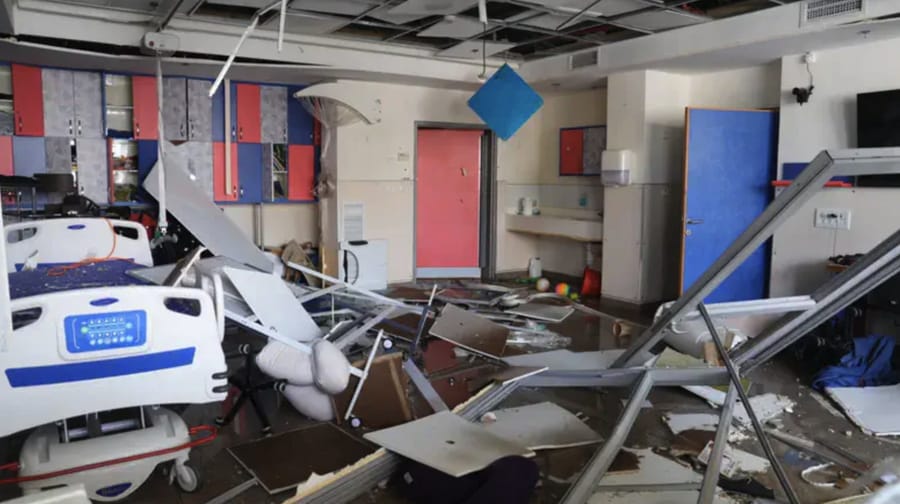 Photo: Facility Caring For Severely Disabled Children Severely Damaged In Bnei Brak