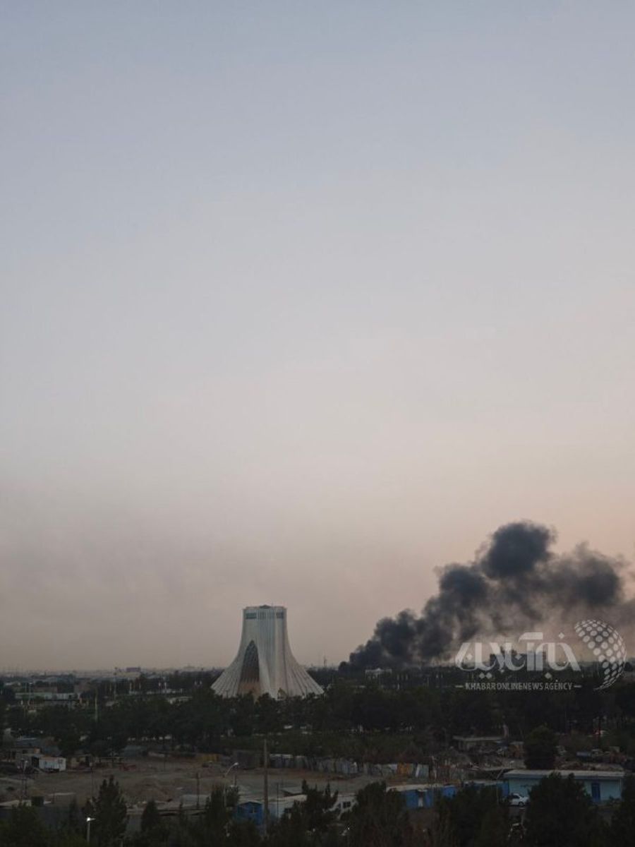Israeli strike near Azadi/Freedom Square in Tehran