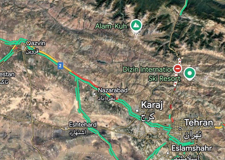Civilians Flee Tehran Following Trump’s Evacuation Order - Massive Traffic Ensues 