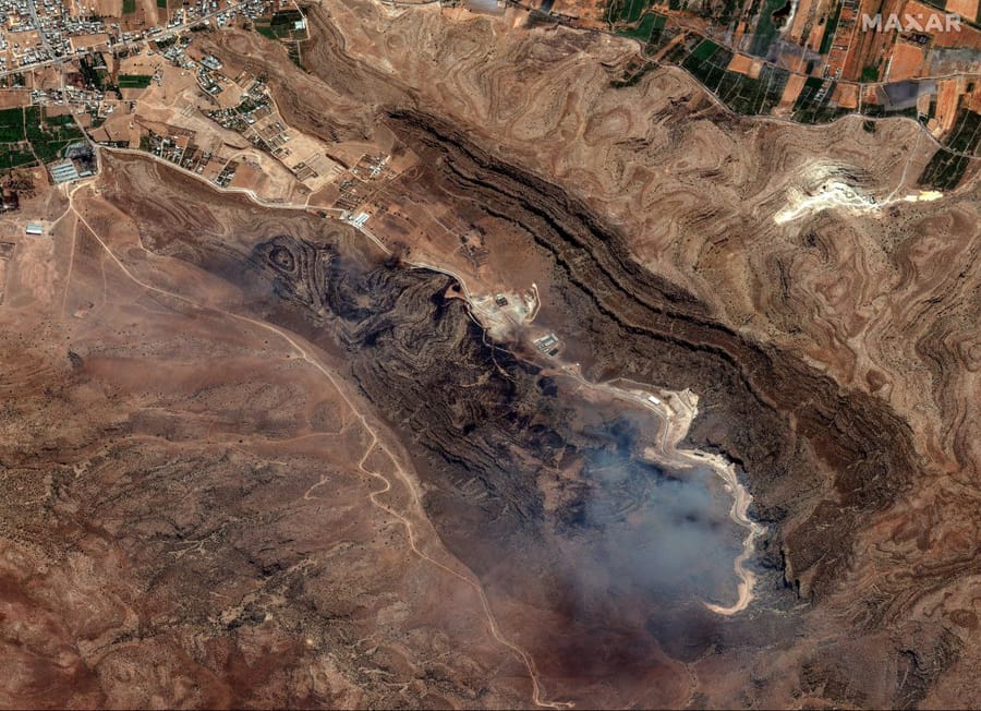 Satellite Imagery Confirms Large Fire at Radar and Missile Factory in Shiraz