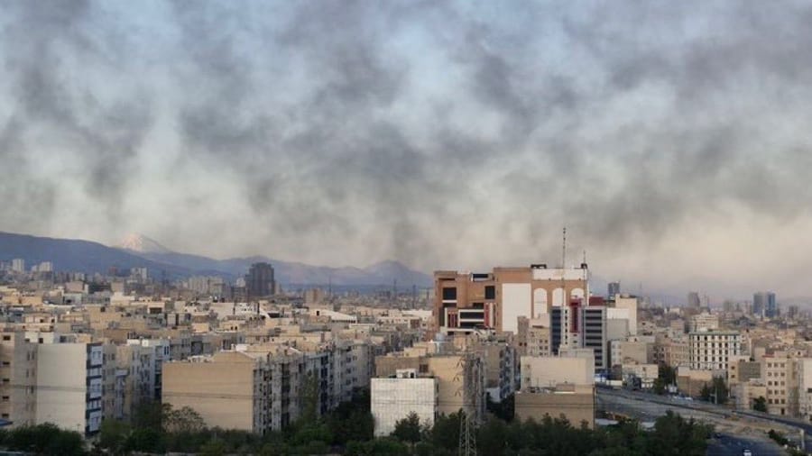 PHOTO: The Tehran Skyline This Evening