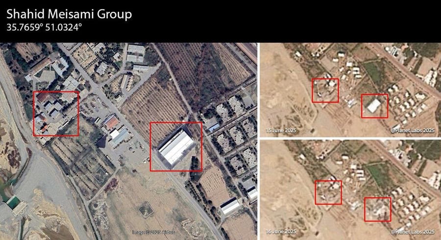 Israel Strikes ‘Shahid Meisami’ Group in Tehran