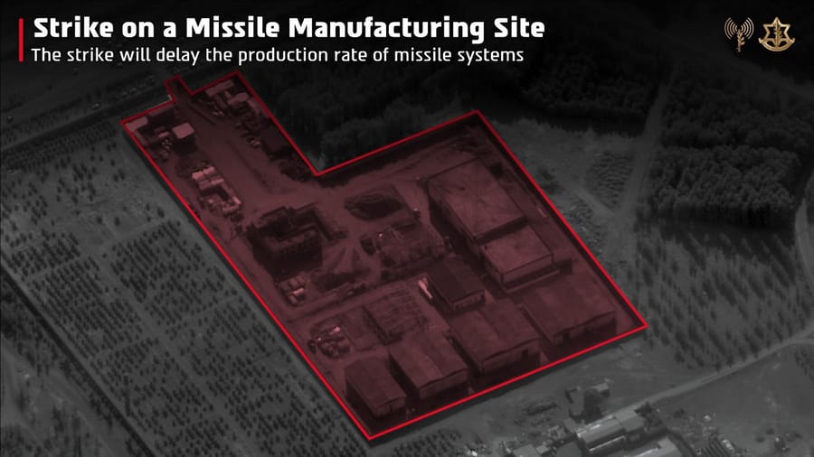 Israel Strikes Uranium Enrichment, Missile Production, and Nuclear R&D Sites in Tehran