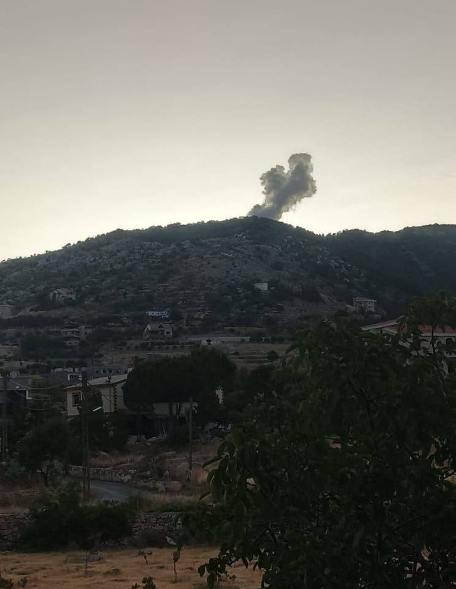 The Israeli Air Force is now thwarting fire from Lebanese territory
