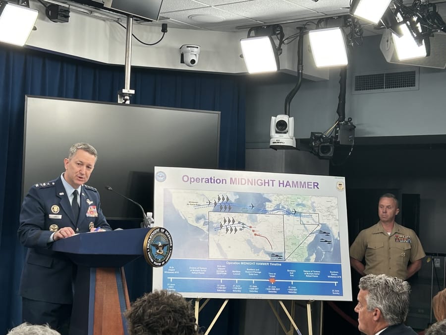 UPDATE: US Air Force General Dan Caine Says Three Iranian Nuclear Sites Sustained Heavy Damage
