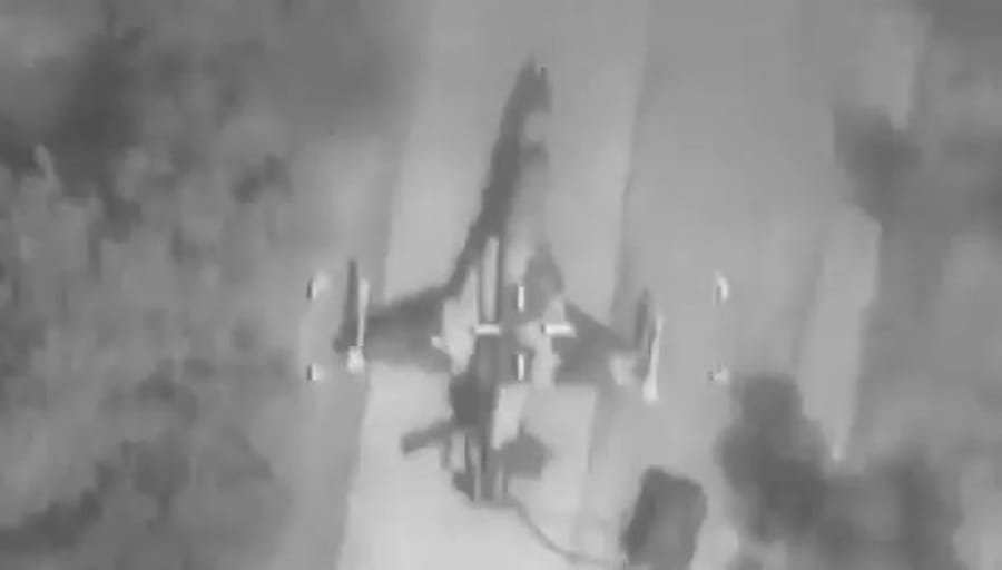 IDF destroys Iranian warplane