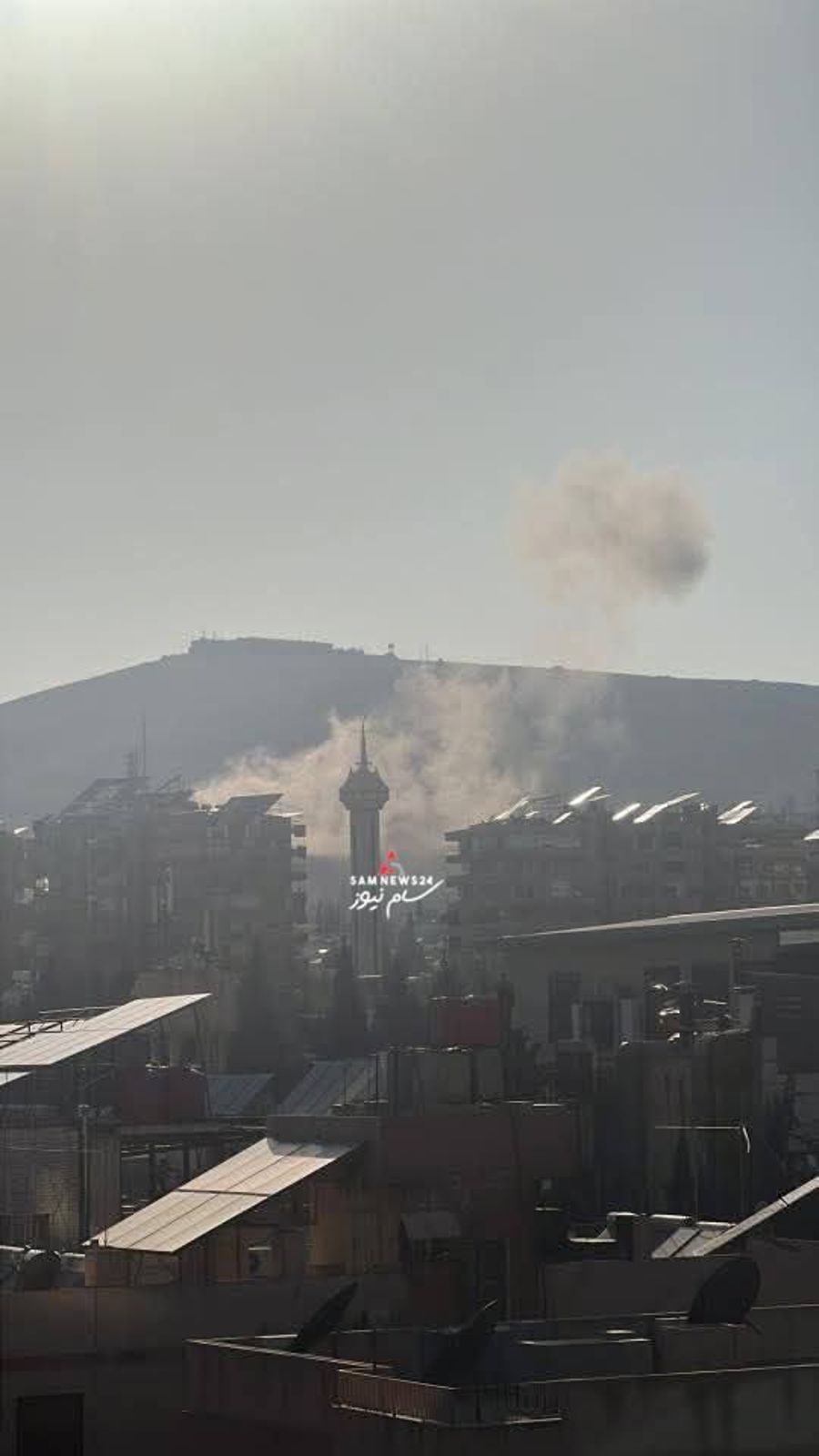 Explosions heard in Damascus' Mezzeh quarter