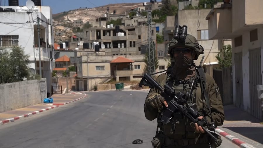 IDF operating in Samaria