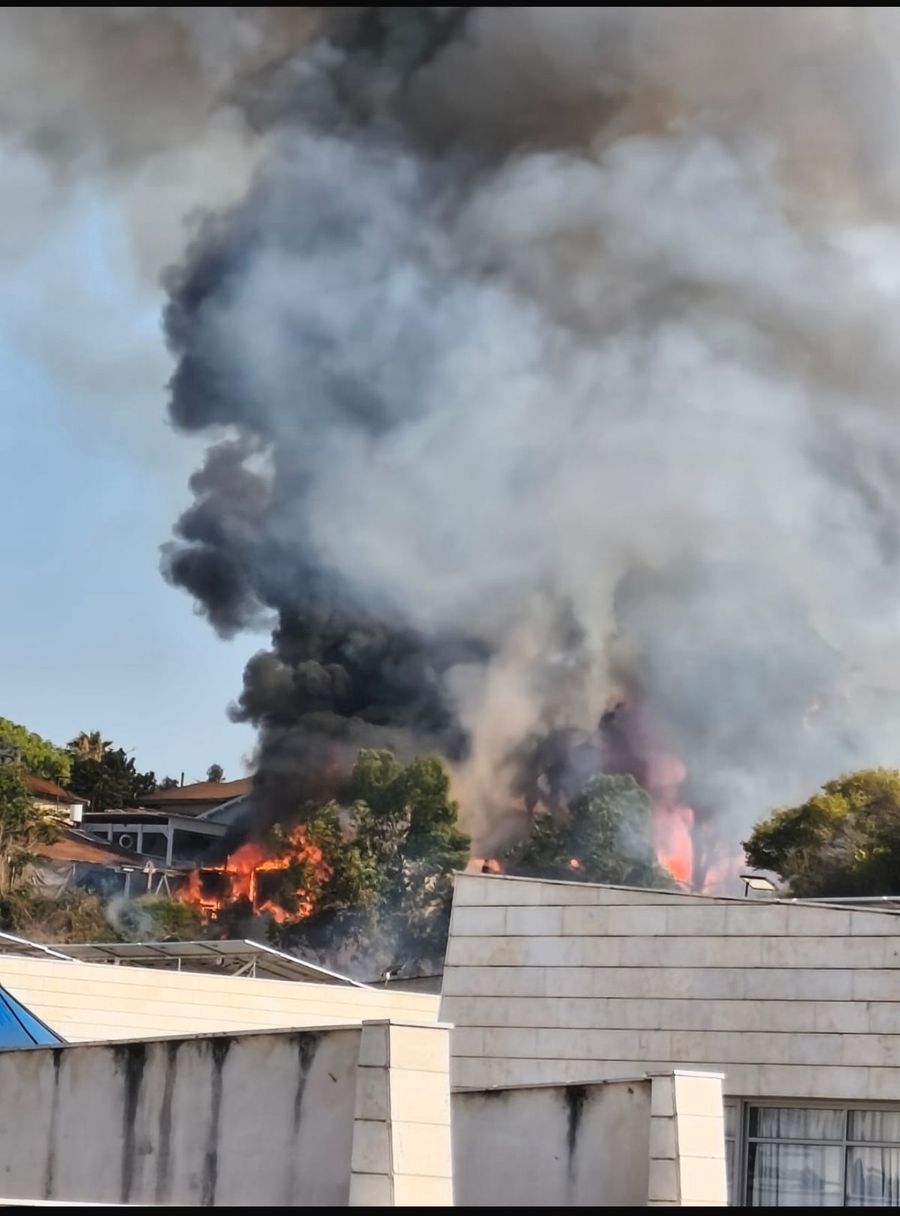 Massive Fire in Ness Ziona: Three Homes Burned, Residents Evacuated